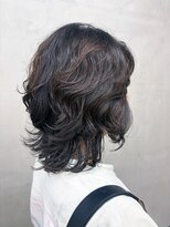 トオ(TOH)&nbsp;レイヤーパーマウルフパーマナチュラルパーマ顔まわりレイヤー