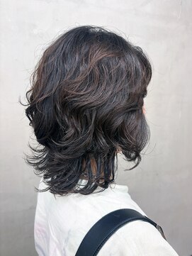 トオ(TOH) レイヤーパーマウルフパーマナチュラルパーマ顔まわりレイヤー
