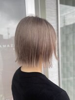 アメイジングヘアー 美沢店(AMAZING HAIR) 夏色ブリーチ◎透明感あふれるミルクティーベージュ