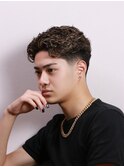 ラルフカール　リバースセンターパート　毛流れセンターパート