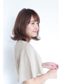 外ハネスタイル
