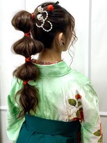 ヘアセットアップス(UP's) ☆卒業式は可愛く、ビシッと♪『≪袴≫着付け+ヘアセット』(^-^)