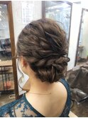 【ORO】結婚式シニョンアレンジ 浅見