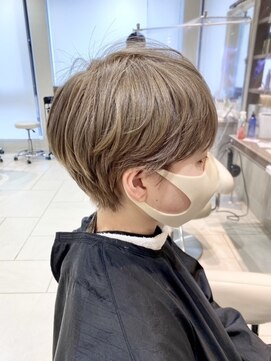 アッシュ 大泉学園店(Ash) ミルクティーベージュ×マッシュショート【Ash大泉学園店 横山】