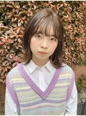 外ハネスタイル