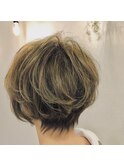 伸ばしかけウルフボブ