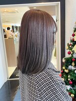 ★岡田有加★20代30代/透明感シルバーブラウン