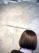 ストレートパーマ専門店 ビタミナポストマン ミニボブ