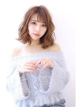 オーロ 宝塚店(ORO) 20代30代40代50代ショコラベージュボブルフカールベビーバング