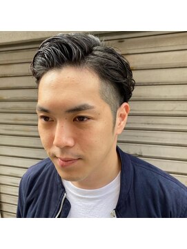 ヒロギンザ 五反田店(HIRO GINZA) 2ブロパートパーマ　理容室　床屋　理容室