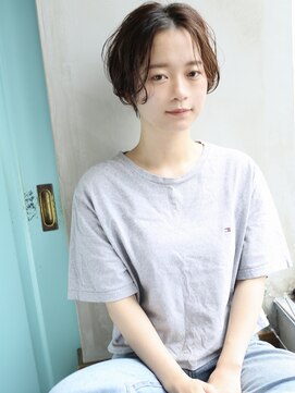 バース(BIRTH) 天神【BIRTH】前髪なしショート×ペールベージュ　8