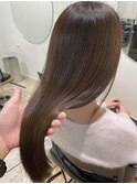 髪質改善トリートメント×ナチュラルベージュ