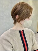 骨格修正ショート/シルキーベージュ/白髪可/30~60代お勧め