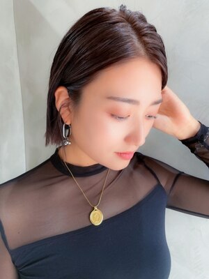 《カット+カラー(シークレットハイライト込み)￥7150～》白髪は隠すから活かす時代に◇大人女性に大人気☆