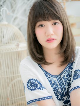 モッズヘア 越谷(mod's hair) 黒髪も◎大人かわいいナチュラルストレートc5越谷20代30代40代