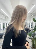 ホワイトベージュハイトーンカラーブリーチカラー【aya指名】