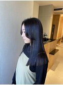 韓国風ロングヘア