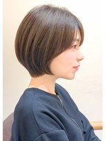 ルエ(rue) 大人ショートボブ丸みショートカットマッシュショート前髪あり