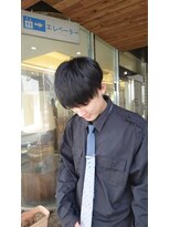 ブロッサム ひばりヶ丘(Blossom)&nbsp;爽やかマットショート☆ビジネス刈り上げツーブロックブラック