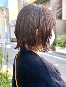 セイドット リー(Say. Ree) say.ミルクティーアッシュレイヤーボブ外ハネボブ似合わせカット