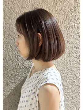 ハートボックス 四谷店(Heart box) 丸みのある可愛いボブスタイル