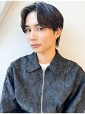 束感黒髪ナチュラル人気流行センターパート韓国風