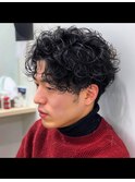 メンズパーマでイメージチェンジ