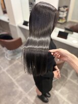 アンダーバーホワイト 広島 本通店(_WHITE)&nbsp;髪質改善カラー/コリアンブラック/艶髪