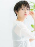 綾瀬/髪質改善/グレージュカラー×小顔フェザーショートj
