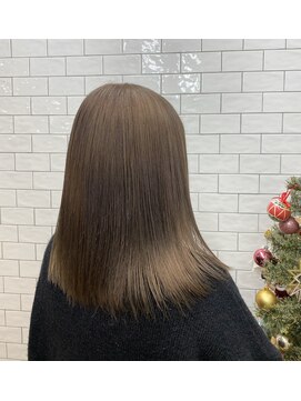 ループウエスト(LOOP WEST) ブリーチ無しベージュカラー