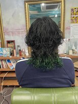 ピエスデシュブー(piece des cheveux)&nbsp;推し髪　クラゲヘア　ウルフ　ハセガワカオナシ
