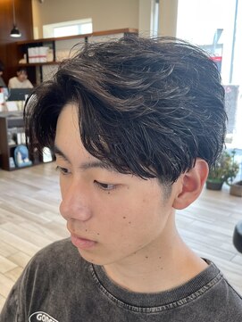 クラップス 横須賀中央店(CLAPS) フェザーパーマニュアンスパーマシャドウパーマセンターパート