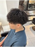 ツイストスパイラルパーマ ツイストパーマ メンズパーマ 眉毛