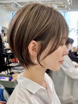 ビュー トウキョウ(VIEW TOKYO)&nbsp;渋谷　伸ばしかけでも可愛いひし形ショートボブ