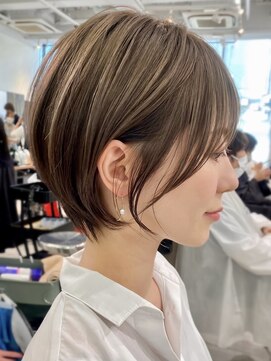 ビュー トウキョウ(VIEW TOKYO) 渋谷 伸ばしかけでも可愛いひし形ショートボブ