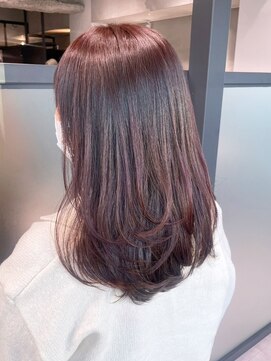 シオン(shion) 韓国ヘアオリーブベージュ韓国ヘア暗めカラー_ba545262