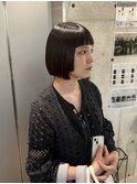 オン眉/オン眉ボブ/オン眉ぱっつん/ぱっつんボブ/ミニボブ