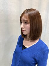 サムシング(Something.) 小顔ストレートパーマ_ボブ