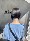 小顔補正立体カット