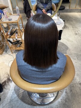 ロンド シャルム 吉祥寺(Lond charme) ココアベージュ/バーガンディ/ショート/髪質改善/縮毛矯正吉祥寺