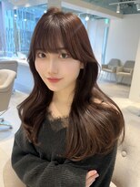 マインバイアフロートギンザ(MYNE by AFLOAT GINZA)&nbsp;レイヤーカット/顔周りカット/ショコラブラウン