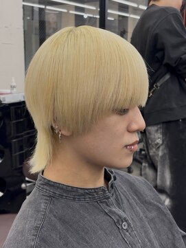 テンバイリップスヘアー(TEN by LIPPS hair) ホワイトブロンドマッシュウルフ