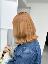 イロウ 山口どうもん店(IROW)&nbsp;ダブルカラー/ミディアムレイヤー/ミルクティー/ブリーチ