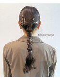 ヘアセット/タイトアレンジ/金箔/お呼ばれヘア/表参道ヘアセット