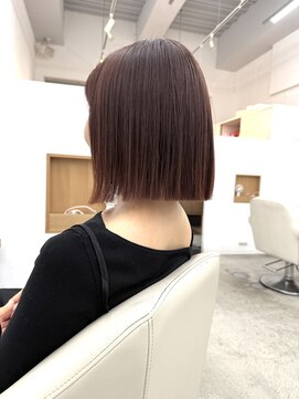 コキュウ(co-kyu) 髪質改善ストレート　切りっぱなしボブ　つるりんちよ