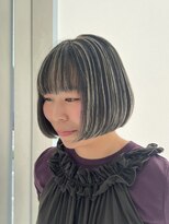 ユウヘアー 師勝店(U Hair) ホワイトベージュ地毛ハイライトカラー