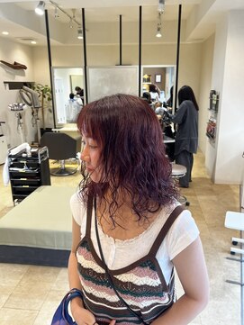 マティス 室見店(MATISSE) パーマ×ワインレッド