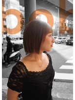 フランチェスカドットボブ(francesca.bob)&nbsp;ヘーゼルベージュ×切りっぱなしボブ【田野剛大】