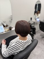 アイスプロドバイブルーム 木更津店(ice prod by bloom)&nbsp;ダークパープル/ナチュラルショート/夏のヘアアレンジ/木更津