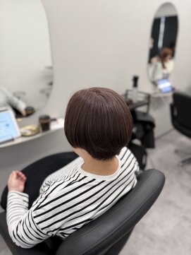 アイスプロドバイブルーム 木更津店(ice prod by bloom) ダークパープル/ナチュラルショート/夏のヘアアレンジ/木更津